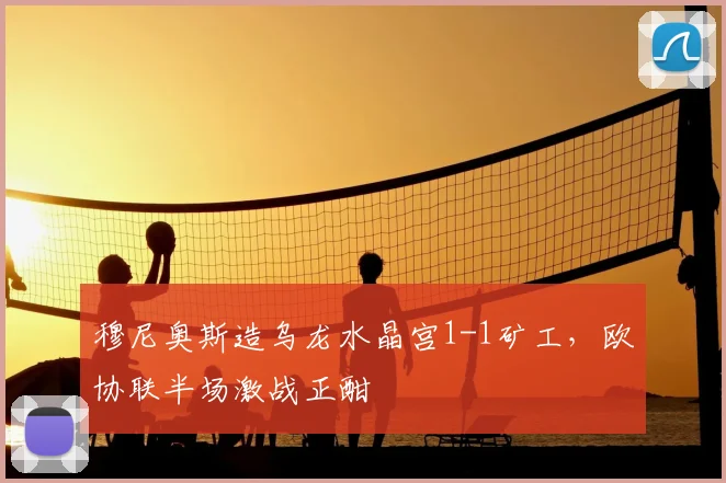 穆尼奥斯造乌龙水晶宫1-1矿工,欧协联半场激战正酣